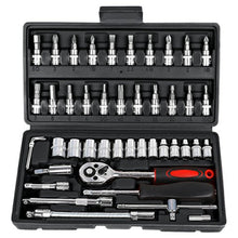 Load image into Gallery viewer, Auto Repair Kit Ratchet Wrench Set Repair Tool Combination Tire Bicycle Electric Motorcycle

