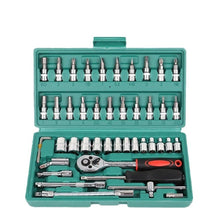 Load image into Gallery viewer, Auto Repair Kit Ratchet Wrench Set Repair Tool Combination Tire Bicycle Electric Motorcycle
